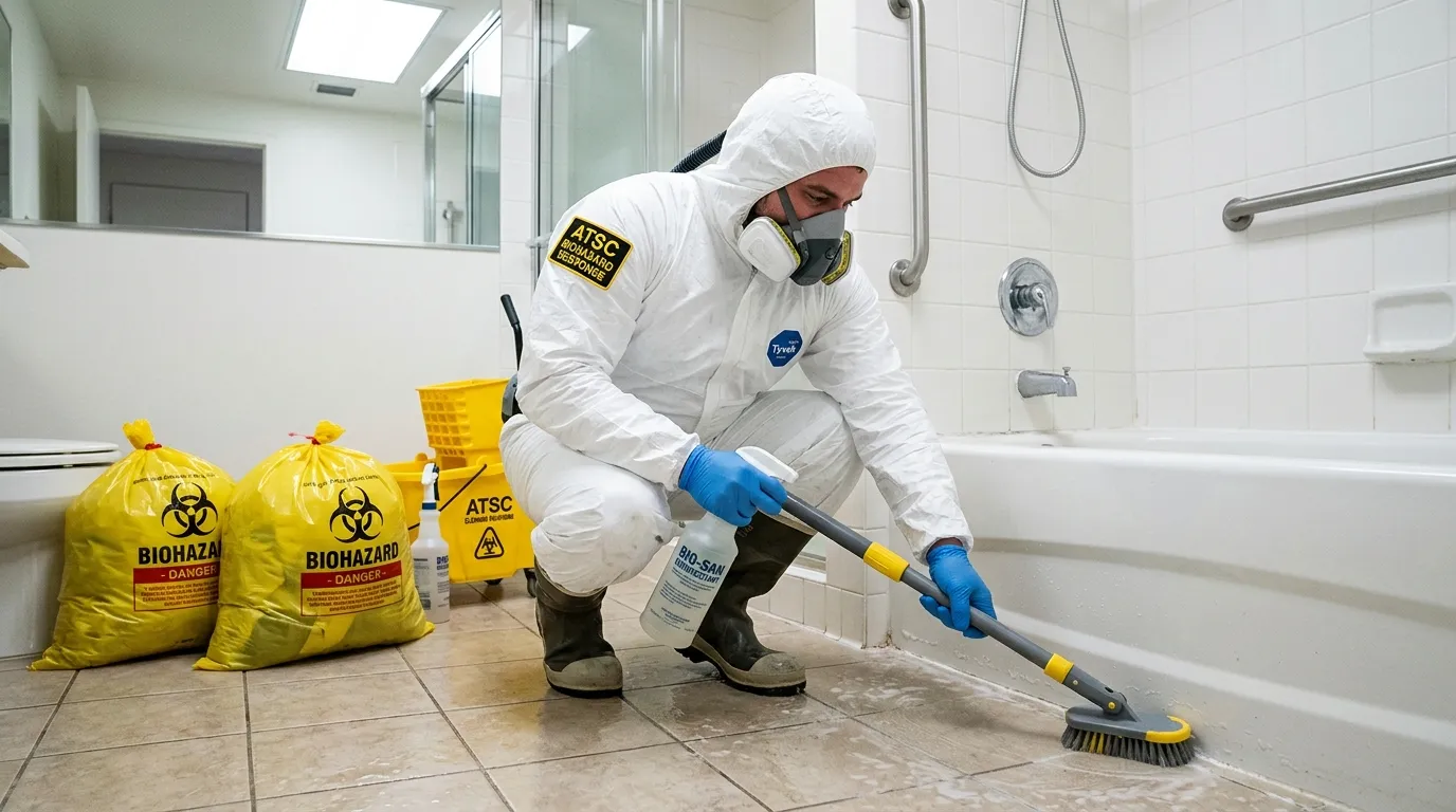 Decontamination equipment deployed for Blood Cleanup in Chattanooga